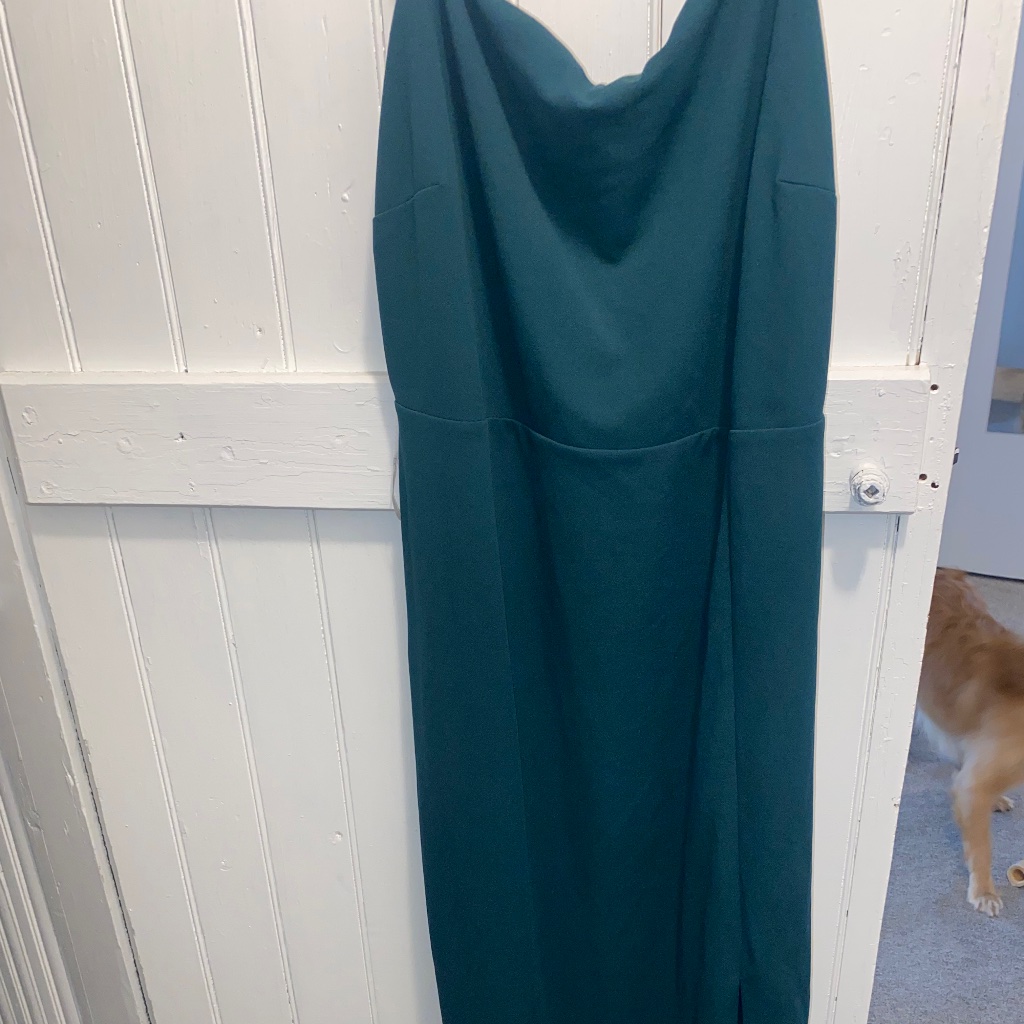 Lulus Dark Green Long Evening Dress